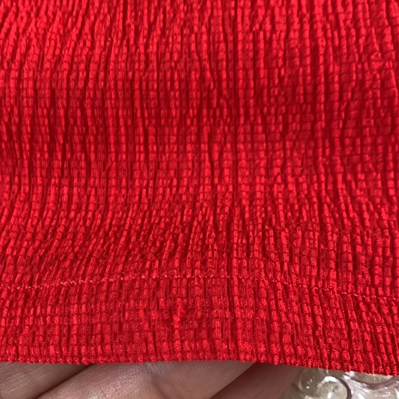 Madewell puffy sleeve red top size XS - Picture 11 of 15